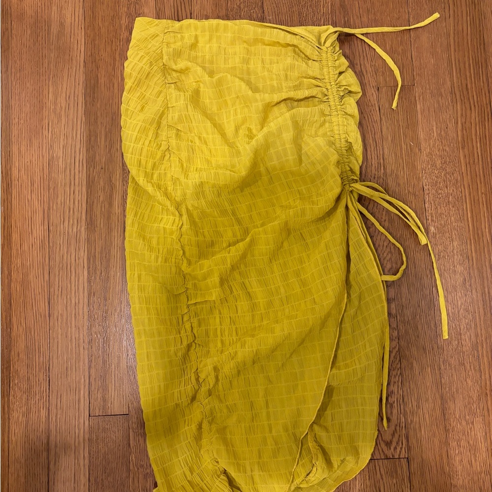 Lovers + Friends Yellow Skirt
